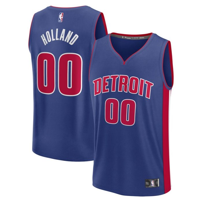 Ron Holland Detroit Pistons 2024 NBA Draft Fast Break Player Jersey - Icon Edition - Blue