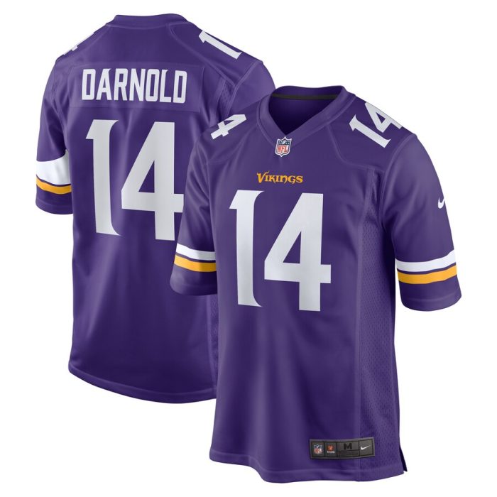 Sam Darnold Minnesota Vikings Team Game Jersey - Purple