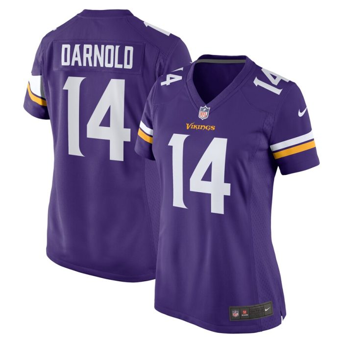 Sam Darnold Minnesota Vikings Women's Team Game Jersey - Purple