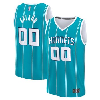 Tidjane Salaun Charlotte Hornets 2024 NBA Draft Fast Break Player Jersey - Icon Edition - Teal