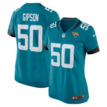 Trevis Gipson Jacksonville Jaguars Women's Team Game Jersey - Teal