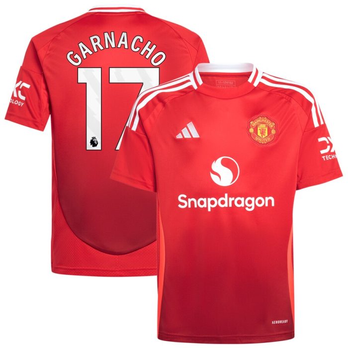 Alejandro Garnacho Manchester United Youth 2024/25 Home Replica Player Jersey - Red