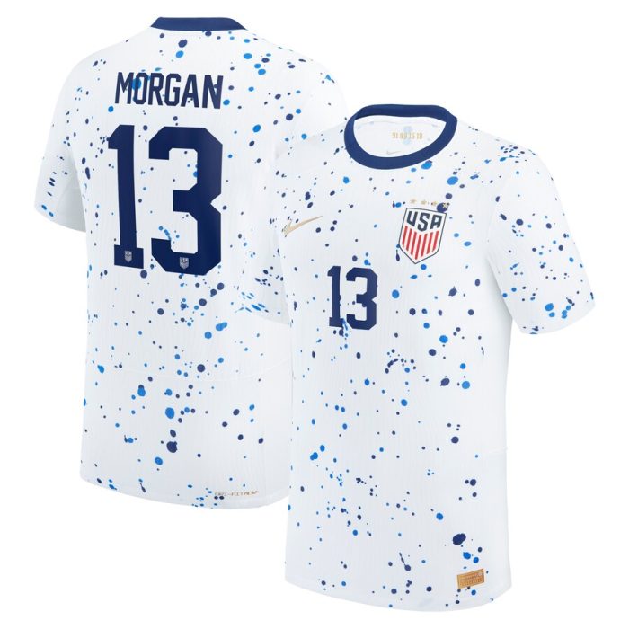 Alex Morgan USWNT 2023 Home Jersey - White