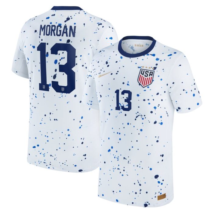 Alex Morgan USWNT 2023 Home Replica Jersey - White