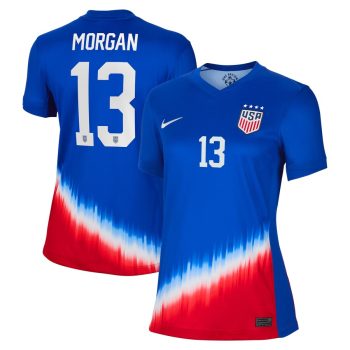 Alex Morgan USWNT Women's 2024 Away Stadium Replica Player Jersey-Royal