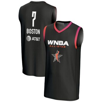 Aliyah Boston GameDay Greats Unisex 2024 WNBA All-Star Game Lightweight Replica Jersey - Black