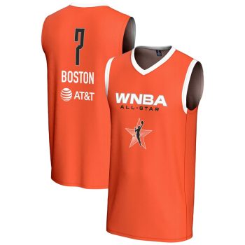 Aliyah Boston GameDay Greats Unisex 2024 WNBA All-Star Game Lightweight Replica Jersey - Orange