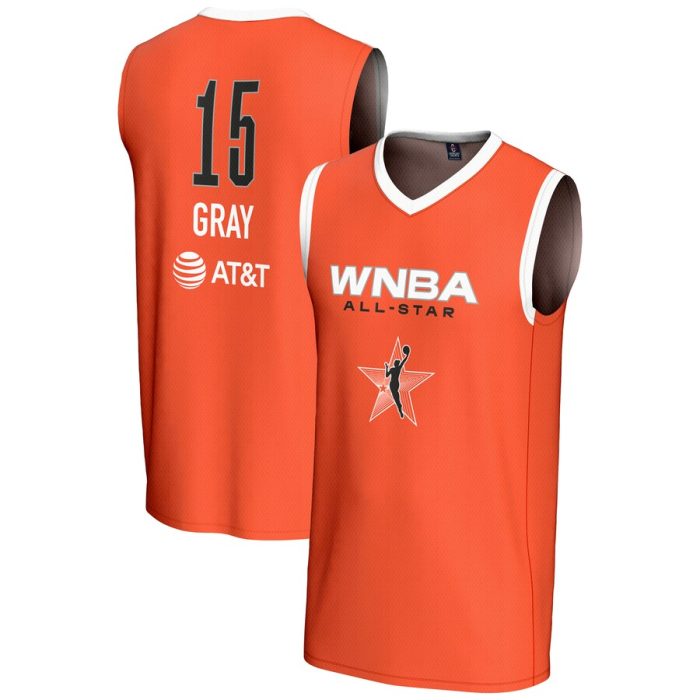 Allisha Gray  GameDay Greats Youth 2024 WNBA All-Star Game Lightweight Replica Jersey - Orange