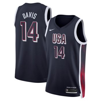 Anthony Davis Men's USA Basketball Unisex 2024 Swingman Player Jersey - Navy