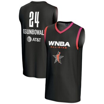 Arike Ogunbowale GameDay Greats Unisex 2024 WNBA All-Star Game Lightweight Replica Jersey - Black