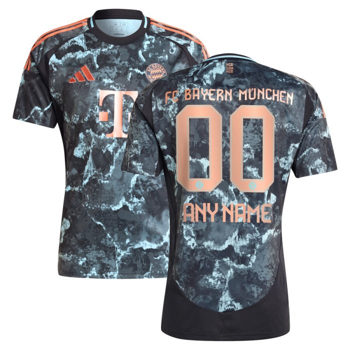 Bayern Munich 2024/25 Away Replica Custom Jersey - Black