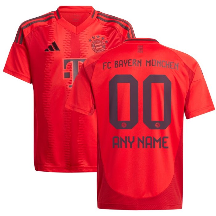 Bayern Munich Youth 2024/25 Home Replica Custom Jersey - Red