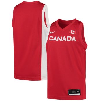 Canada Basketball Youth 2020 Summer Olympics Replica Team Jersey - Red