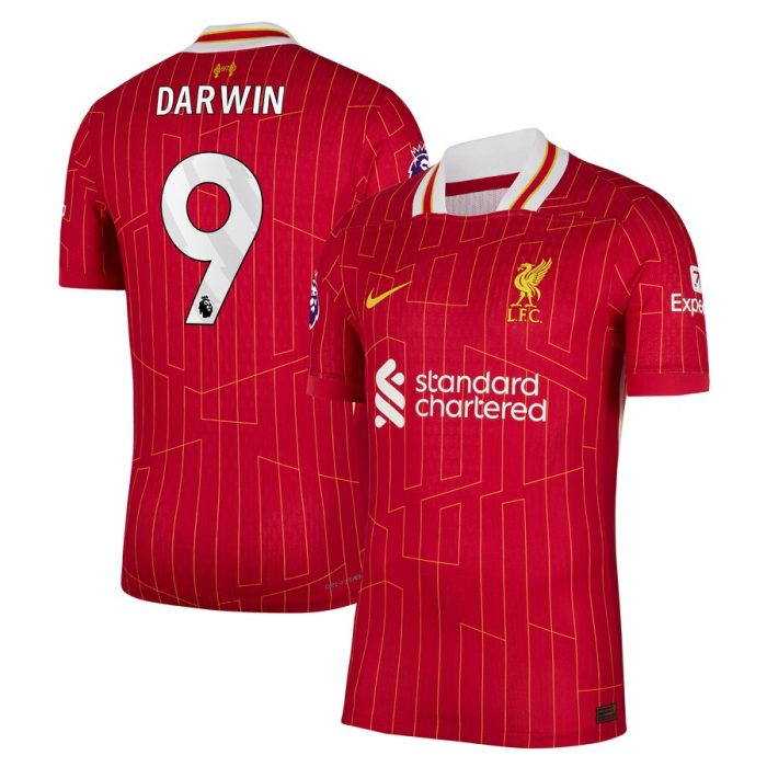 Darwin Nunez Liverpool 2024/25 Home Player Jersey-Red