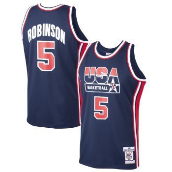 David Robinson USA Basketball Mitchell & Ness 1992 Dream Team Jersey - Navy