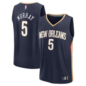 Dejounte Murray New Orleans Pelicans Youth Fast Break Replica Player Jersey - Icon Edition - Navy