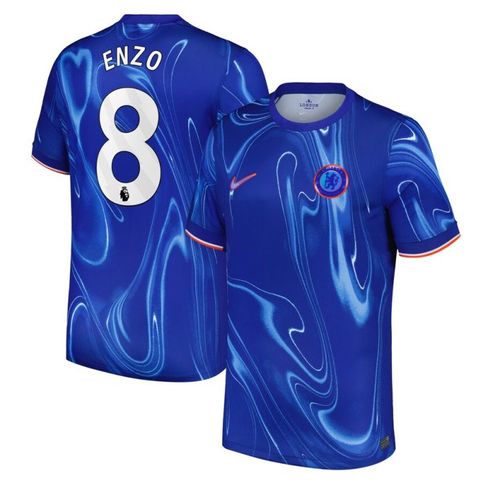 Enzo Fernendez Chelsea 2024/25 Home Replica Player Jersey - Blue