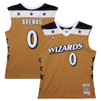 Gilbert Arenas Washington Wizards Mitchell & Ness 2006/07 Hardwood Classics Swingman Jersey - Gold