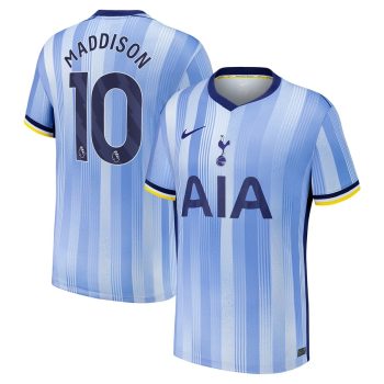 James Maddison Tottenham Hotspur 2024/25 Away Replica Player Jersey - Blue