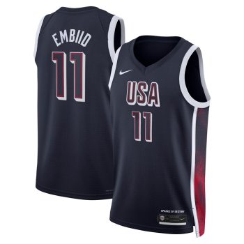 Joel Embiid Men's USA Basketball Unisex 2024 Swingman Player Jersey - Navy