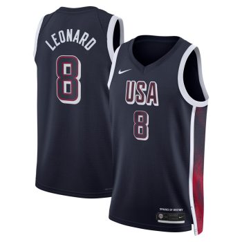 Kawhi Leonard Men's USA Basketball Unisex 2024 Swingman Player Jersey - Navy