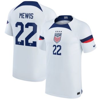 Kristie Mewis USWNT 2022/23 Home Breathe Stadium Replica Player Jersey - White