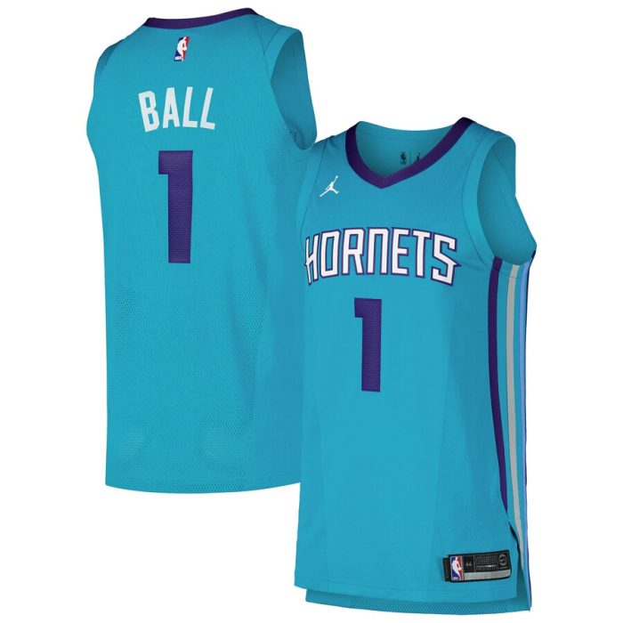 LaMelo Ball Charlotte Hornets Jordan Brand &w=900 Player Jersey - Icon Edition - Teal