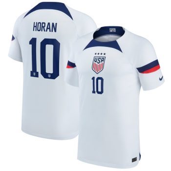 Lindsey Horan USWNT 2022/23 Home Breathe Stadium Replica Player Jersey - White