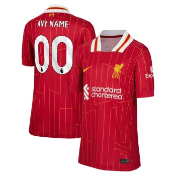 Liverpool Youth 2024/25 Home Custom Replica Jersey - Red