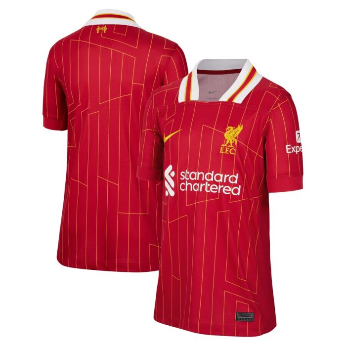 Liverpool Youth 2024/25 Home Replica Jersey - Red