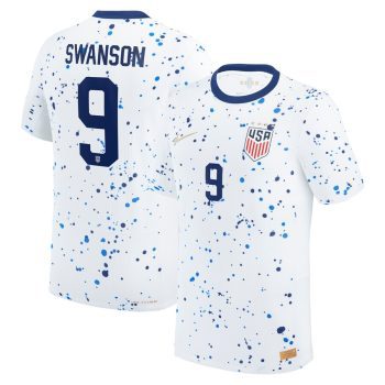 Mallory Swanson USWNT 2023 Home Jersey - White