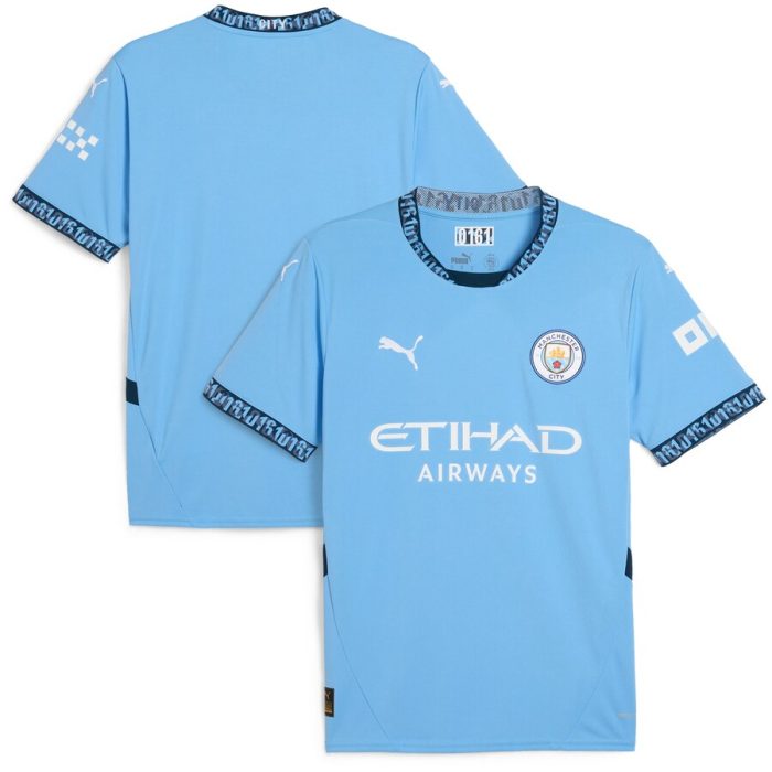 Manchester City 2024/25 Home Replica Jersey - Light Blue