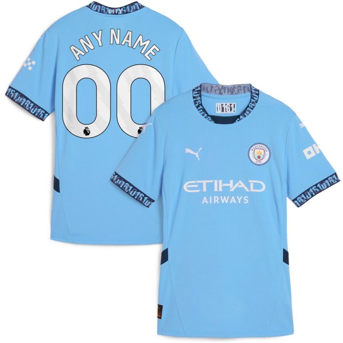 Manchester City Women 2024/25 Home Replica Custom Jersey - Light Blue