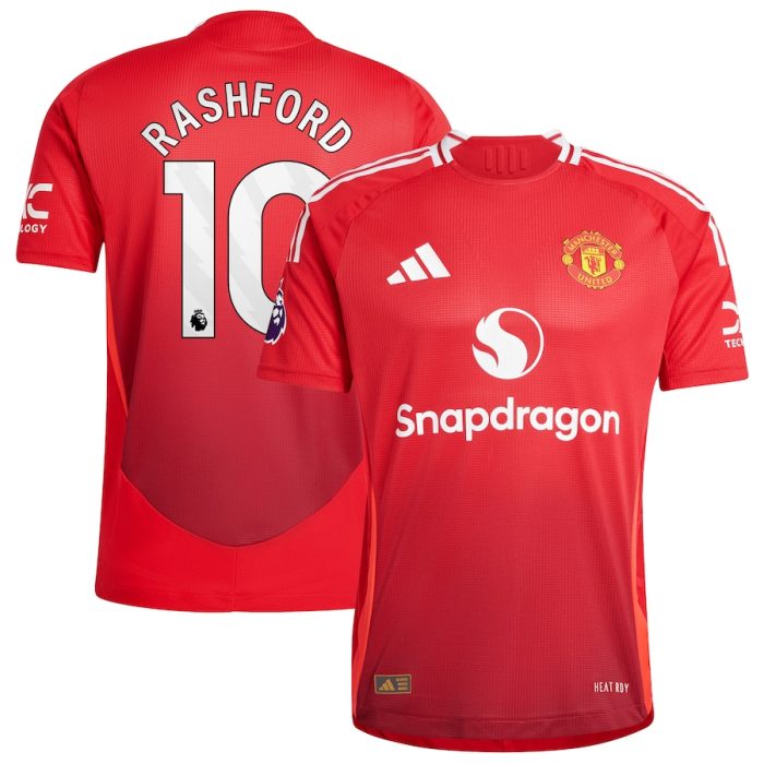 Marcus Rashford Manchester United 2024/25 Home Player Jersey - Red