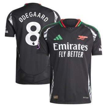 Martin Odegaard Arsenal 2024/25 Away Player Jersey - Black