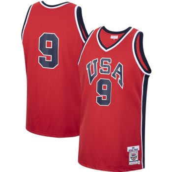 Michael Jordan USA Basketball Mitchell & Ness 1984 Jersey - Red