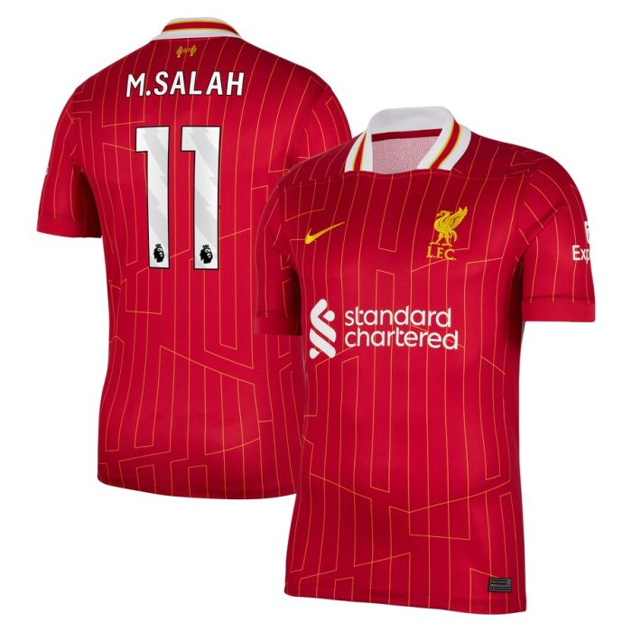 Mohamed Salah Liverpool 2024/25 Home Replica Player Jersey-Red