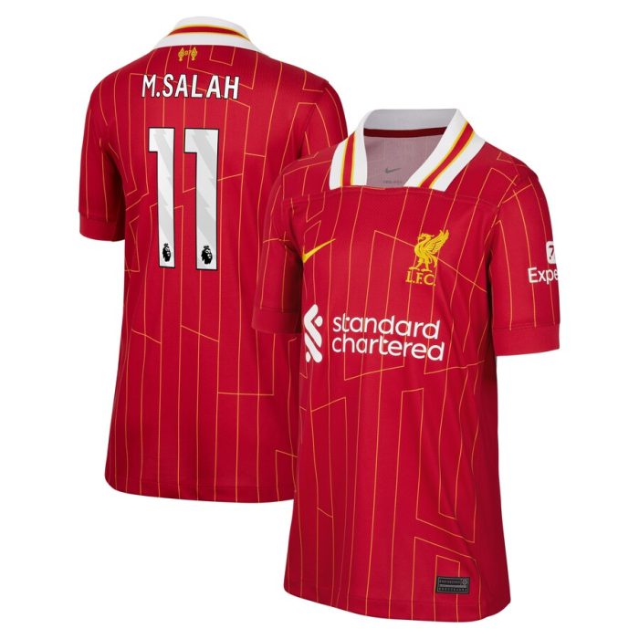 Mohamed Salah Liverpool Youth 2024/25 Home Replica Player Jersey-Red