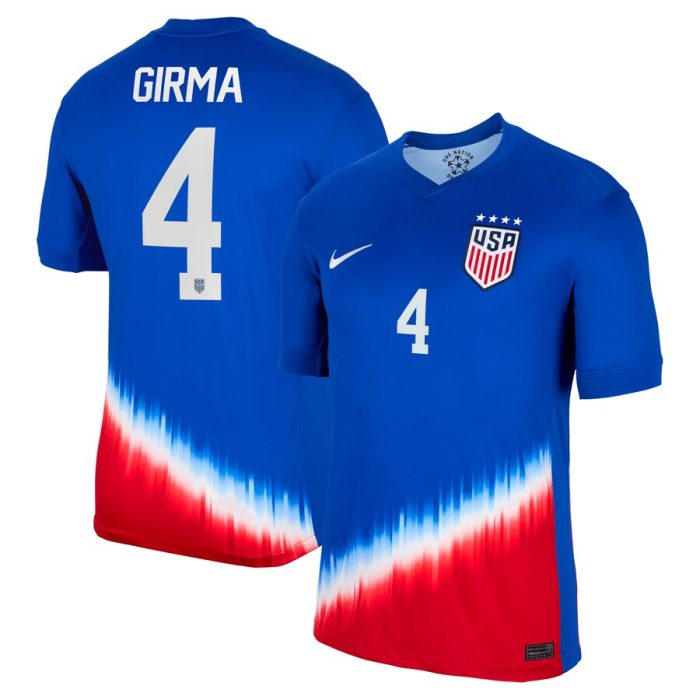 Naomi Girma USWNT 2024 Away Replica Jersey - Royal