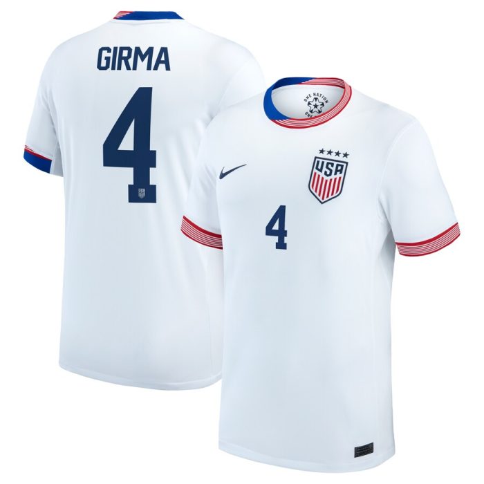 Naomi Girma USWNT 2024 Home Replica Jersey - White