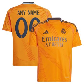 Real Madrid Youth 2024/25 Away Replica Custom Jersey - Orange