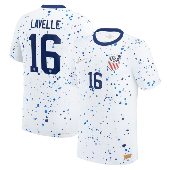 Rose Lavelle USWNT 2023 Home Jersey - White