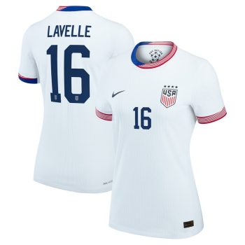 Rose Lavelle USWNT Women's 2024 Home Match Player Jersey-White