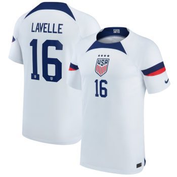 Rose Lavelle USWNT Youth 2022/23 Home Breathe Stadium Replica Player Jersey - White