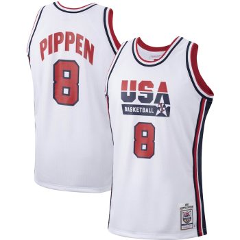 Scottie Pippen USA Basketball Mitchell & Ness 1992 Jersey - White