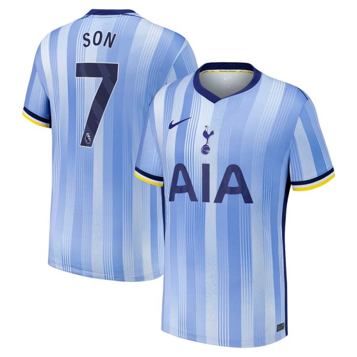 Son Heung-Min Tottenham Hotspur 2024/25 Away Replica Player Jersey - Blue