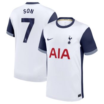 Son Heung-Min Tottenham Hotspur 2024/25 Home Replica Player Jersey - White