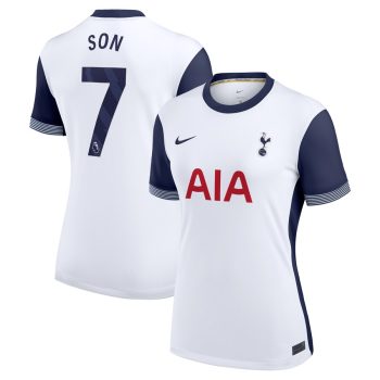 Son Heung-Min Tottenham Hotspur Women 2024/25 Home Replica Player Jersey - White