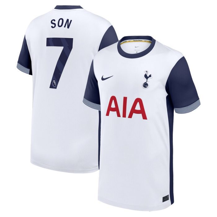 Son Heung-Min Tottenham Hotspur Youth 2024/25 Home Replica Player Jersey - White