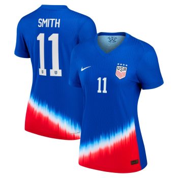 Sophia Smith USWNT Women's 2024 Away Match Player Jersey-Royal